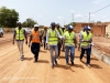 Construction de voiries urbaines et de canaux drainage des eaux pluviales à Koudougou : la Banque Mondiale satisfaite de l'état d'avancement des travaux.